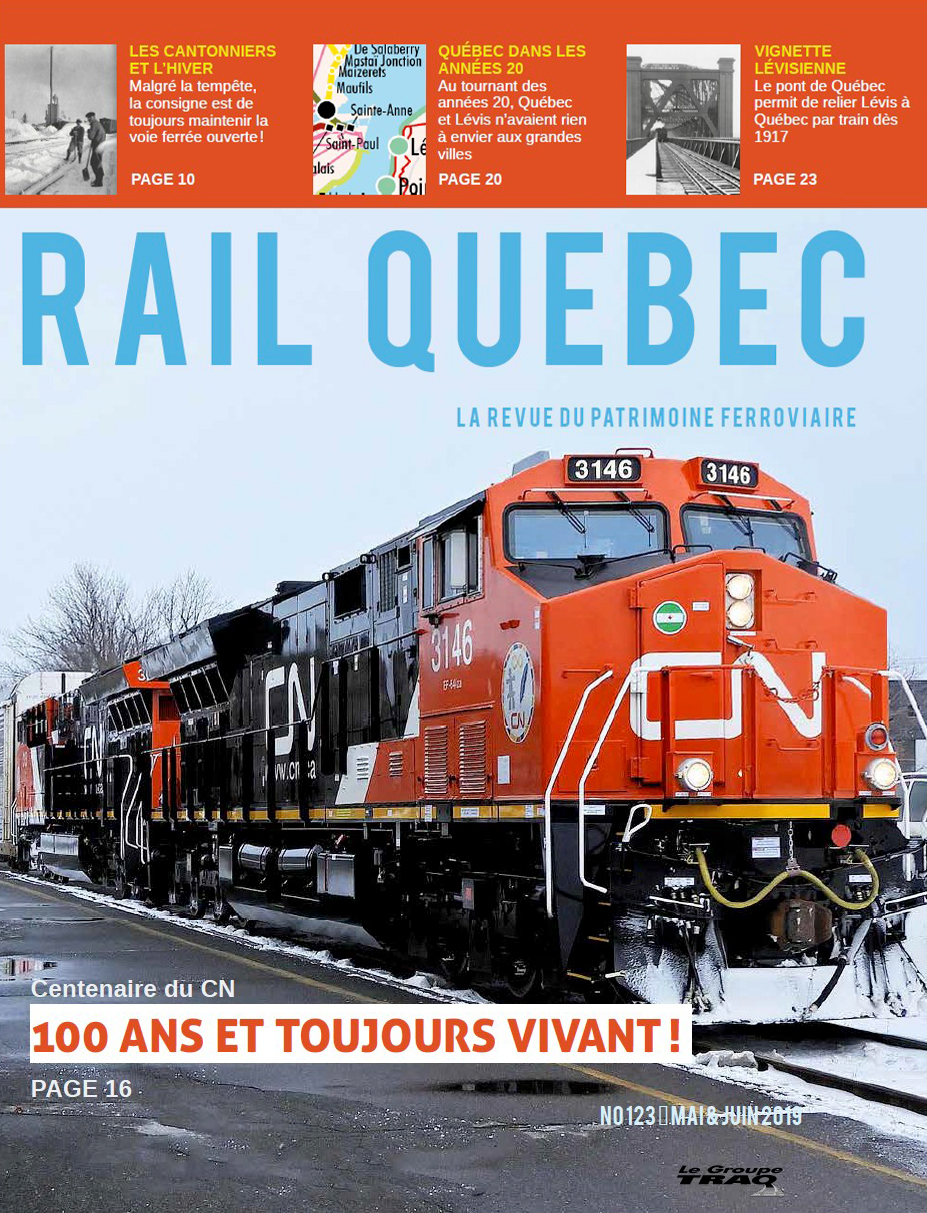 Rail Québec #123 mai/juin 2019