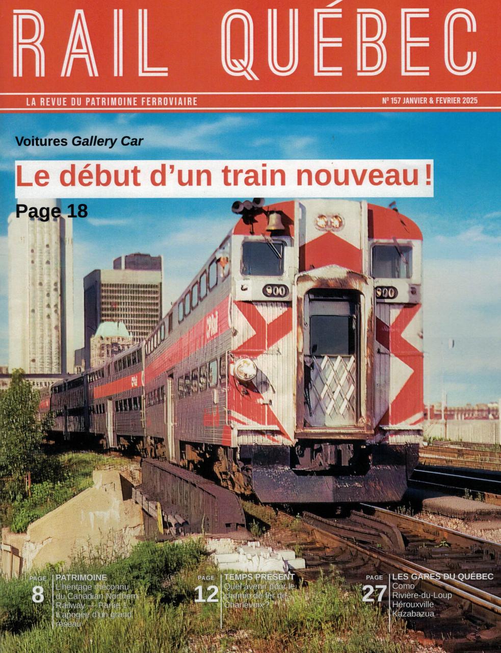 Rail Québec #157 / janvier - février 2025